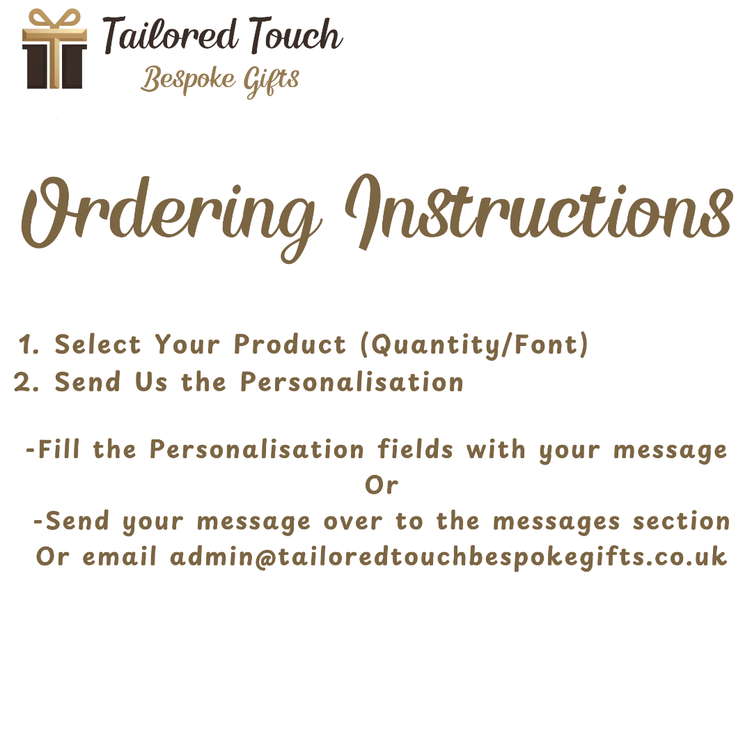 Set of 4 Personalised Wood Handmade Engraved Decision Dice 20mm - Image 4