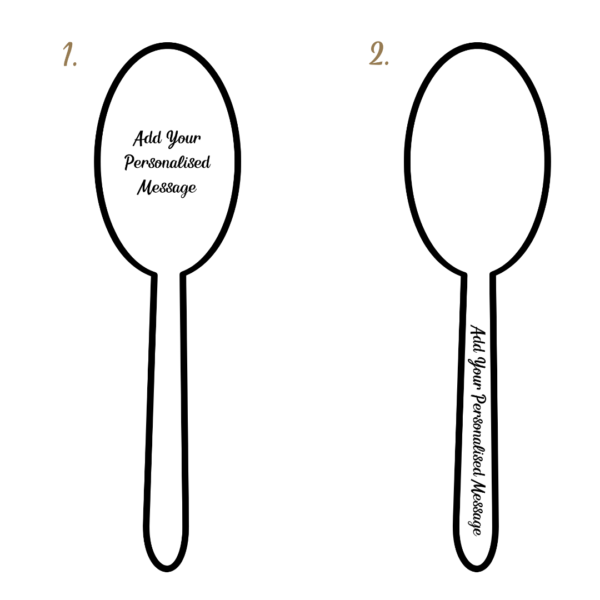 Handmade Wooden Engraved Personalised Stirring Spoon - Cupcake Baking Spoon - Image 5