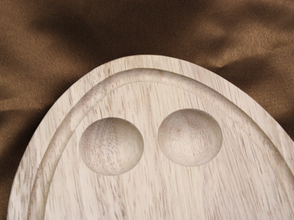 Personalised Engraved Wooden Dippy Egg Breakfast Board with Chick Hatching Design - Image 3